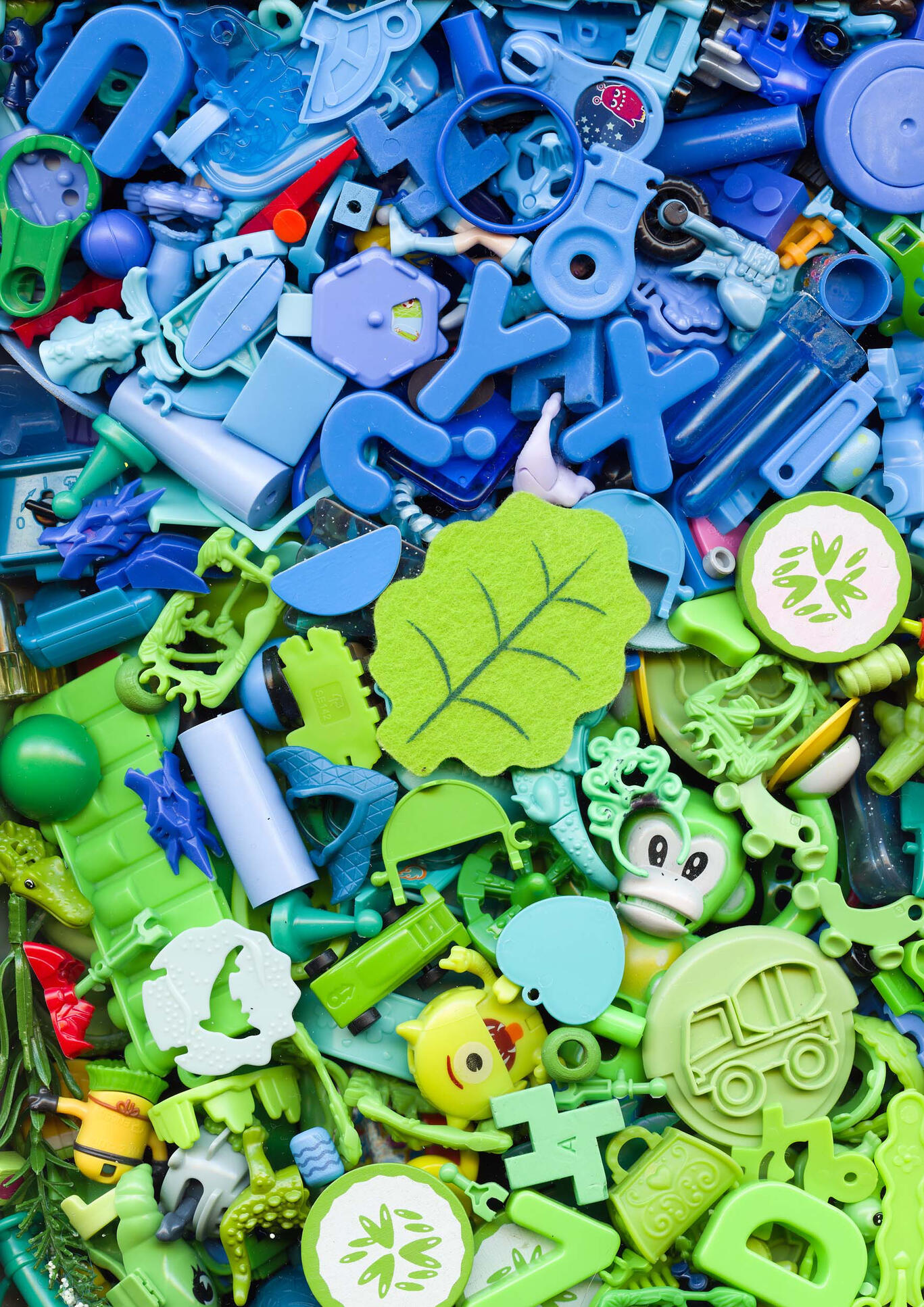 Happy Hydrocarbons - Blue/Green